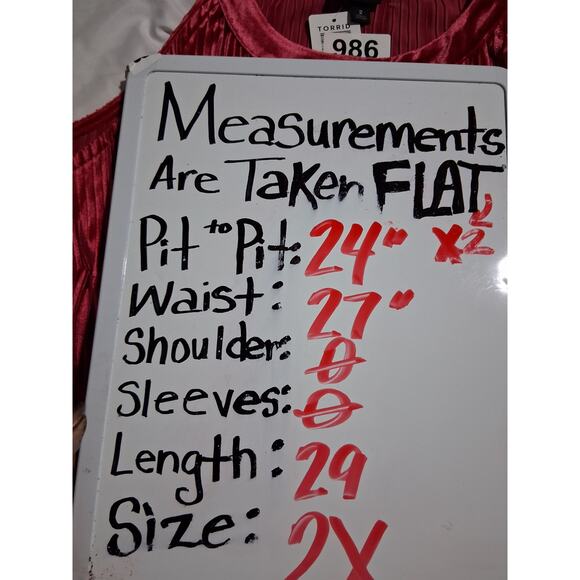 Torrid Velvet Women's size 2X Torrid Pleated Goddess Casual Halter Tank Top - Picture 11 of 12